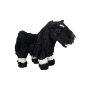 Plyšový koník HKM Cuddle Pony černá