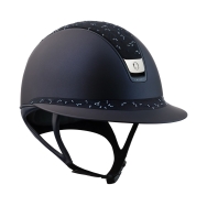 Jezdecká přilba Samshield Miss Shadow blue V2 crystal 